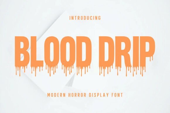 Blood Drip Font - Featured Image