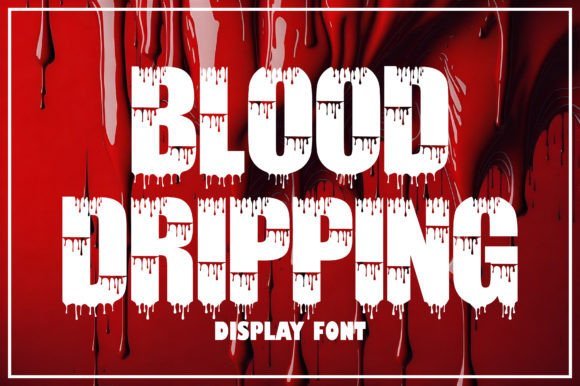 Blood Dripping Font - Featured Image