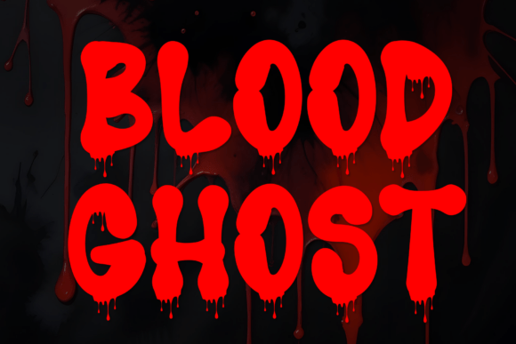 Blood Ghost Font - Featured Image