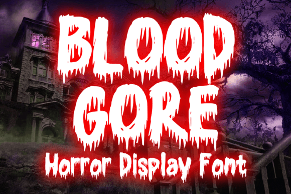Blood Gore Font - Featured Image