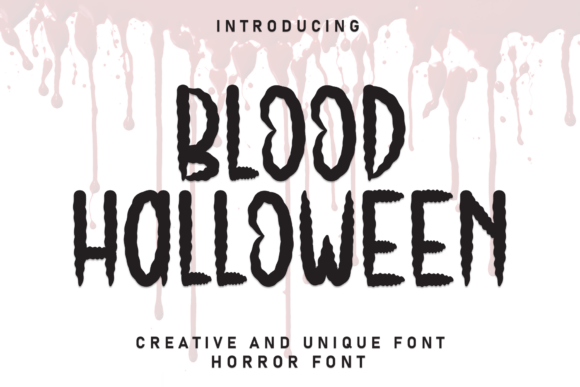 Blood Halloween Font - Featured Image