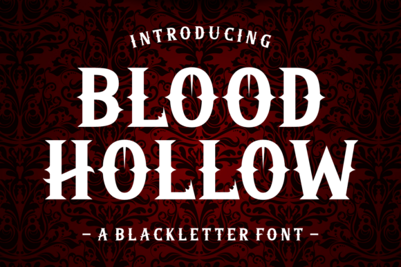 Blood Hollow Font - Featured Image