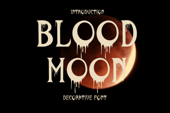 Blood Moon Font - Featured Image