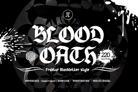 Blood Oath Font - Featured Image