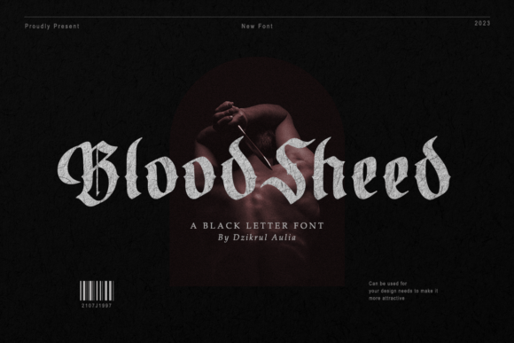 Blood Sheed Font - Featured Image