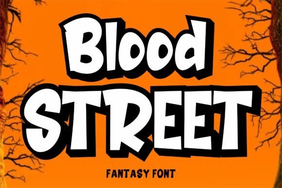 Blood Street Font - Featured Image
