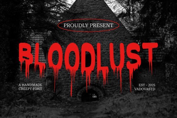 Bloodlust Font - Featured Image