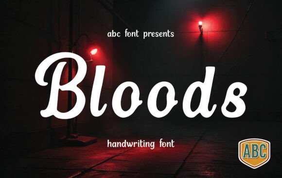 Bloods Font - Featured Image
