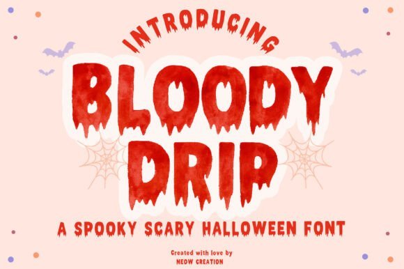 Bloody Drip Font - Featured Image