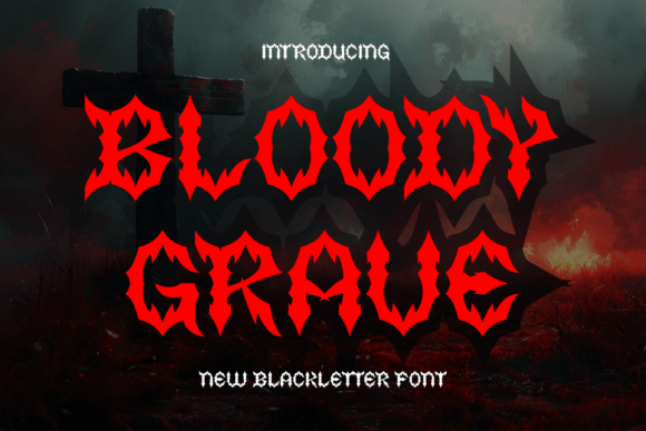 Bloody Grave Font - Featured Image