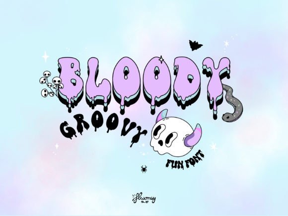 Bloody Groovy Font - Featured Image
