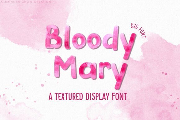 Bloody Mary Font - Featured Image