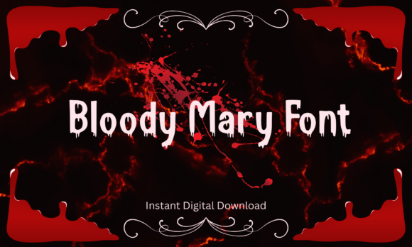 Bloody Mary Font - Featured Image