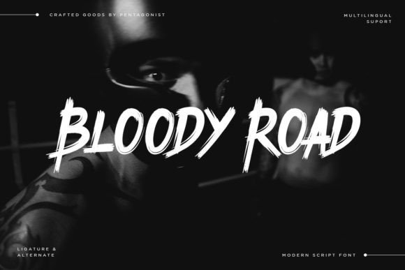 Bloody Road Font - Featured Image