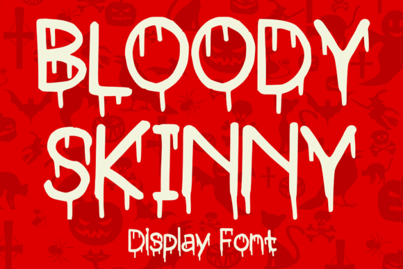 Bloody Skinny Font - Featured Image