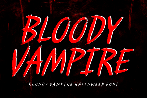 Bloody Vampire Font - Featured Image