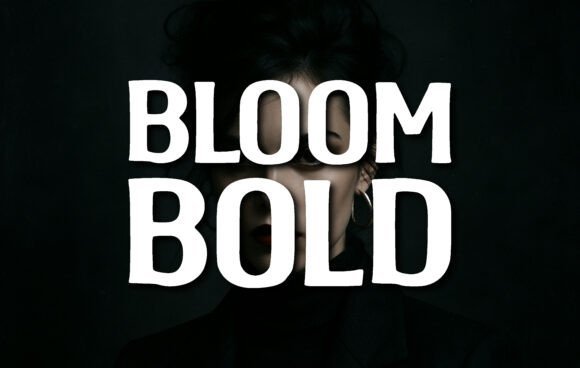 Bloom Bold Font - Featured Image