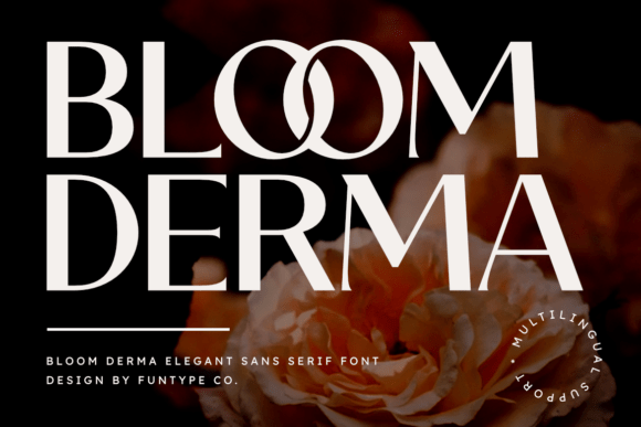 Bloom Derma Font - Featured Image