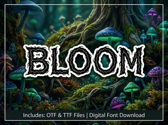 Bloom Font - Featured Image