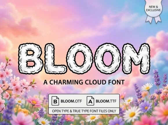 Bloom Font - Featured Image