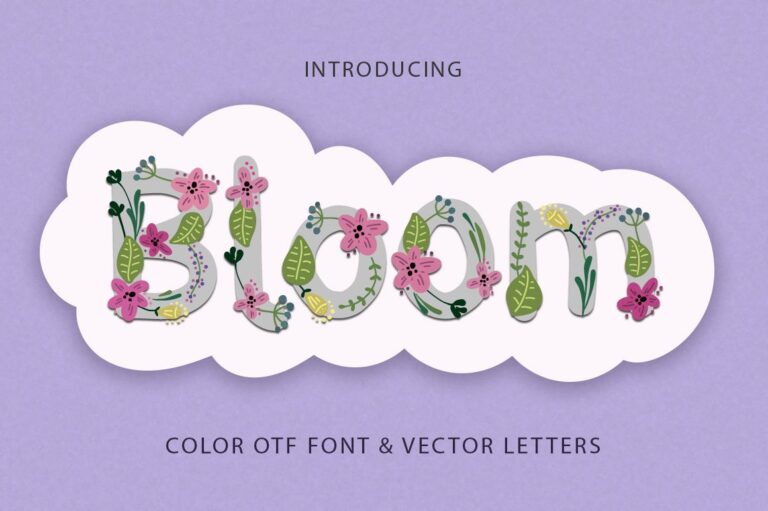 Bloom Font - Featured Image
