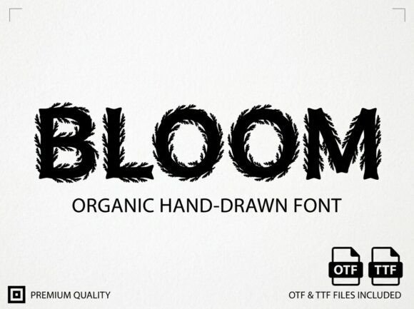 Bloom Font - Featured Image