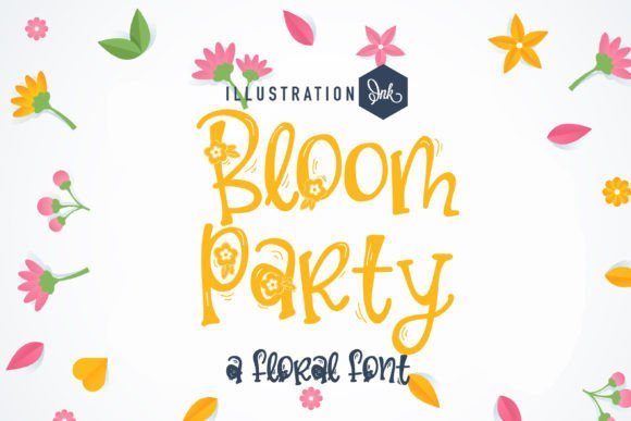 Bloom Party Font - Featured Image