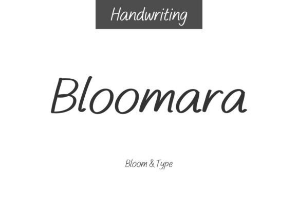 Bloomara Font - Featured Image