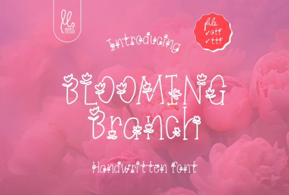 Blooming Branch Font - Featured Image