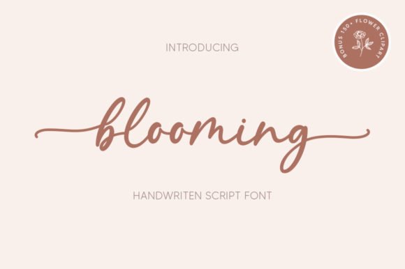 Blooming Font - Featured Image