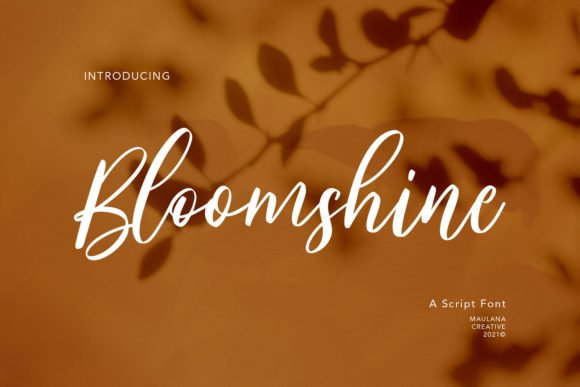 Bloomshine Font - Featured Image