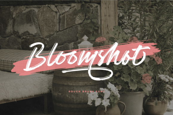 Bloomshot Font - Featured Image