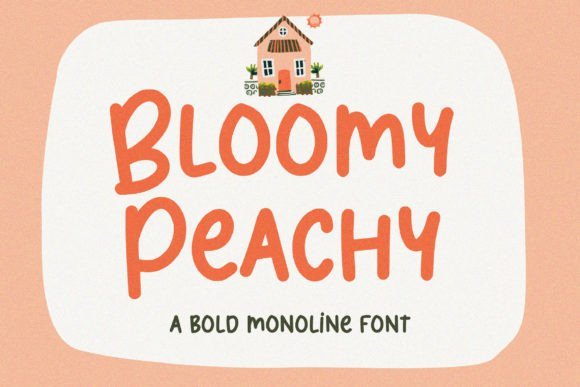 Bloomy Peachy Font - Featured Image