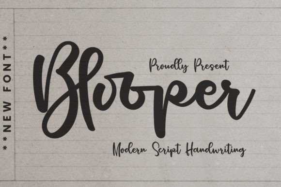 Blooper Font - Featured Image