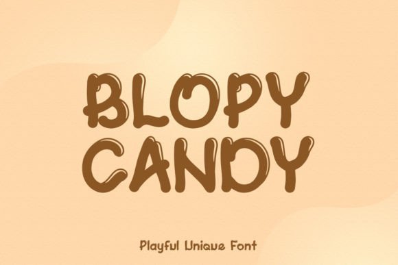 Blopy Candy Font - Featured Image