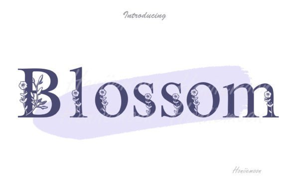 Blossom Font - Featured Image