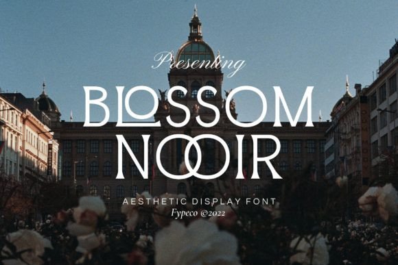 Blossom Noir Font - Featured Image
