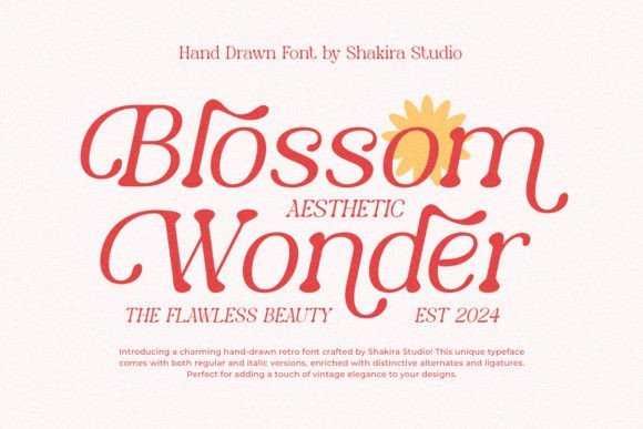Blossom Wonder Font - Featured Image