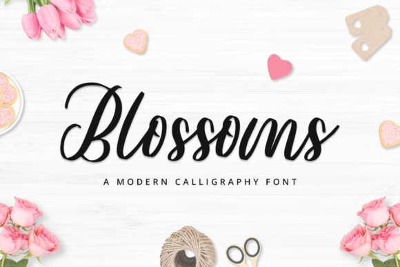 Blossoms Font - Featured Image