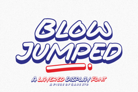Blow Jumped Font - Featured Image