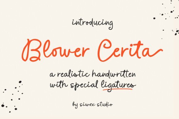 Blower Cerita Font - Featured Image