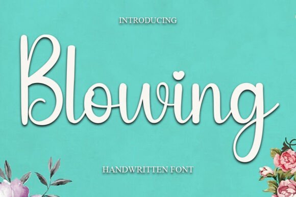 Blowing Font - Featured Image