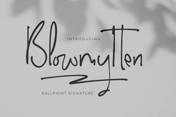 Blowmytten Font - Featured Image