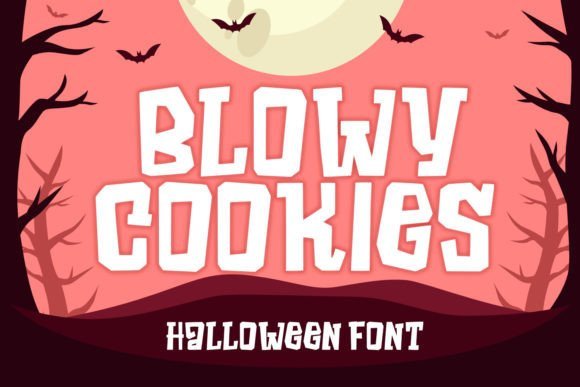 Blowy Cookies Font - Featured Image