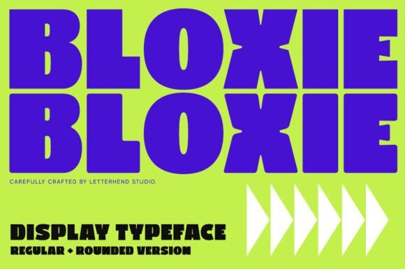 Bloxie Font - Featured Image
