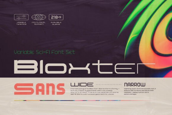 Bloxter Sans Font - Featured Image