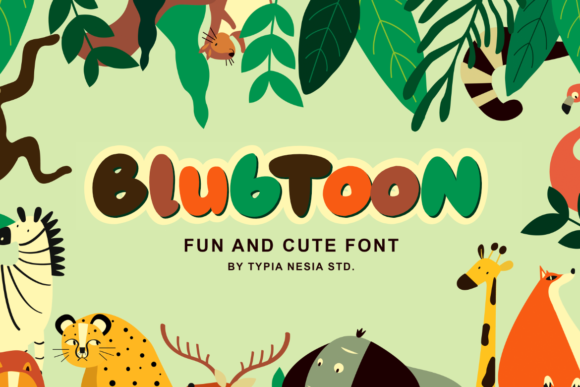 Blubtoon Font - Featured Image