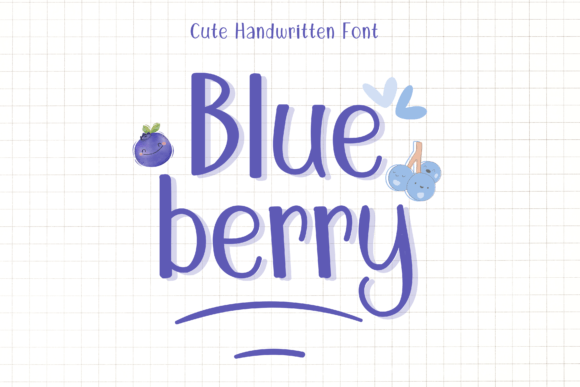 Blue Berry Font - Featured Image