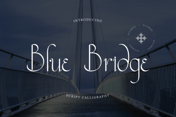 Blue Bridge Font - Featured Image