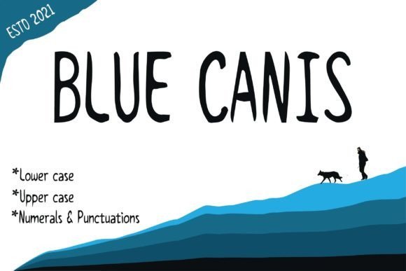 Blue Canis Font - Featured Image